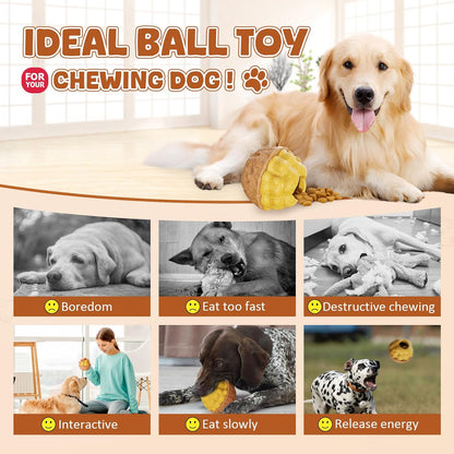 Dog Frozen Treats Toy, Cognitive Dogs Brain Stimulation Toys for Aggressive Chewers, Interactive