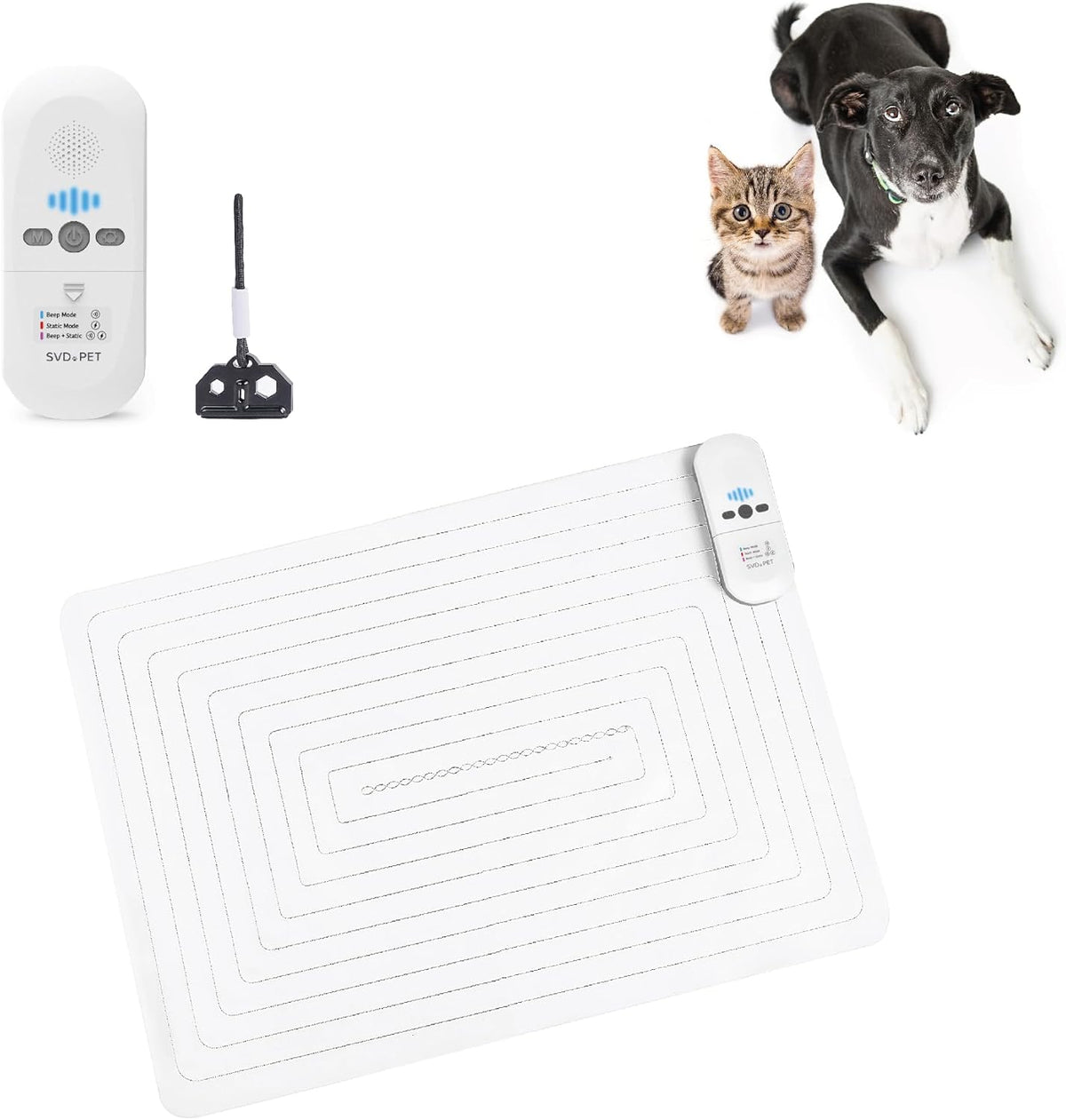 SVD.PET 2024 Upgraded Pet Training Mat with Tester, 22" X 16", Pet Shock Pad, Dogs & Cats