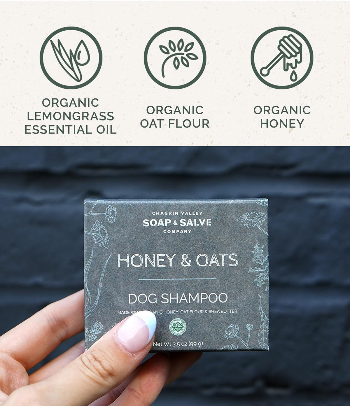 Chagrin Valley Soap & Salve Certified Organic Dog Shampoo and Conditioner – Puppy Shampoo Itchy