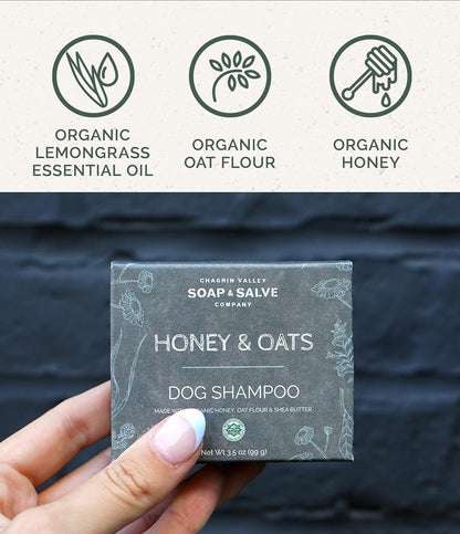 Chagrin Valley Soap & Salve Certified Organic Dog Shampoo and Conditioner – Puppy Shampoo Itchy