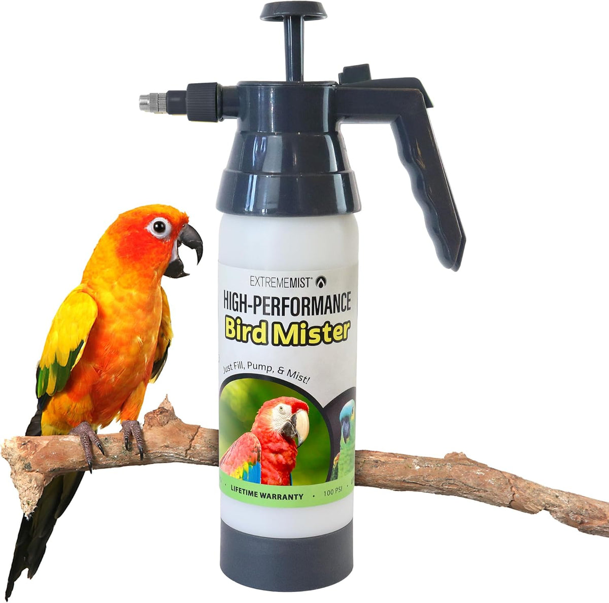 EXTREMEMIST High-Performance Bird Sprayer | Ultrafine Avian Pump Mister | Handheld Pet Bird Bath