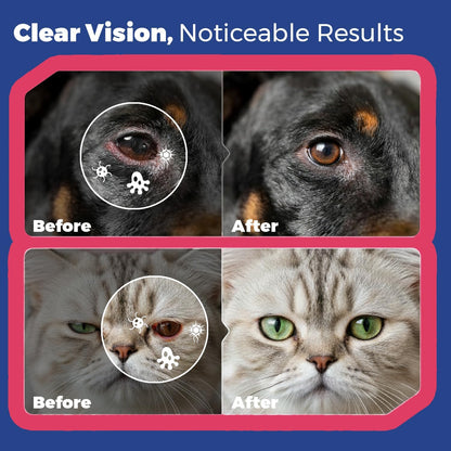 EYEMYCIN pet Eye Drops 1 fl oz Eye Drops for Dogs and Cats Vet-Recommended Dog Eye Infection