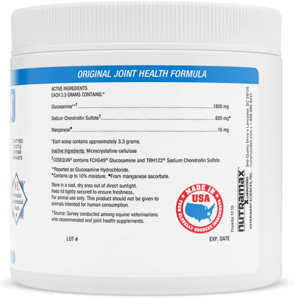 Nutramax Cosequin Original Joint Health Supplement for Horses - Powder with Glucosamine and