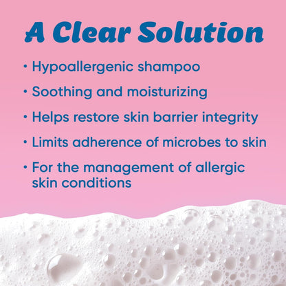 Allermyl Medicated Pet Shampoo Hypoallergenic, Soothing and Moisturizing Shampoo for Allergic Dogs
