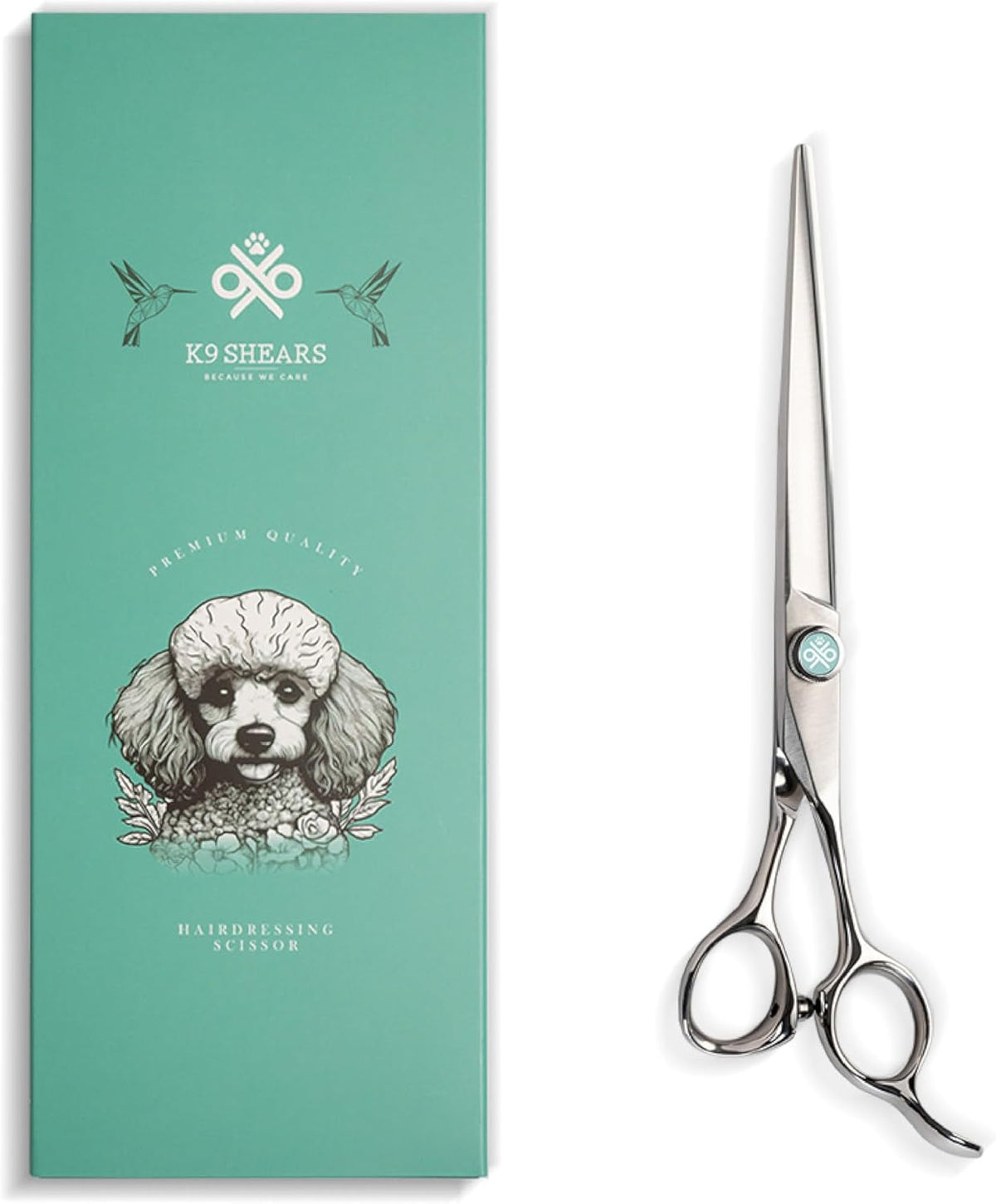 7” Dog Grooming Scissors｜VG10 Japanese Steel Professional Pet Grooming Shears for Cats & Dogs｜Clean