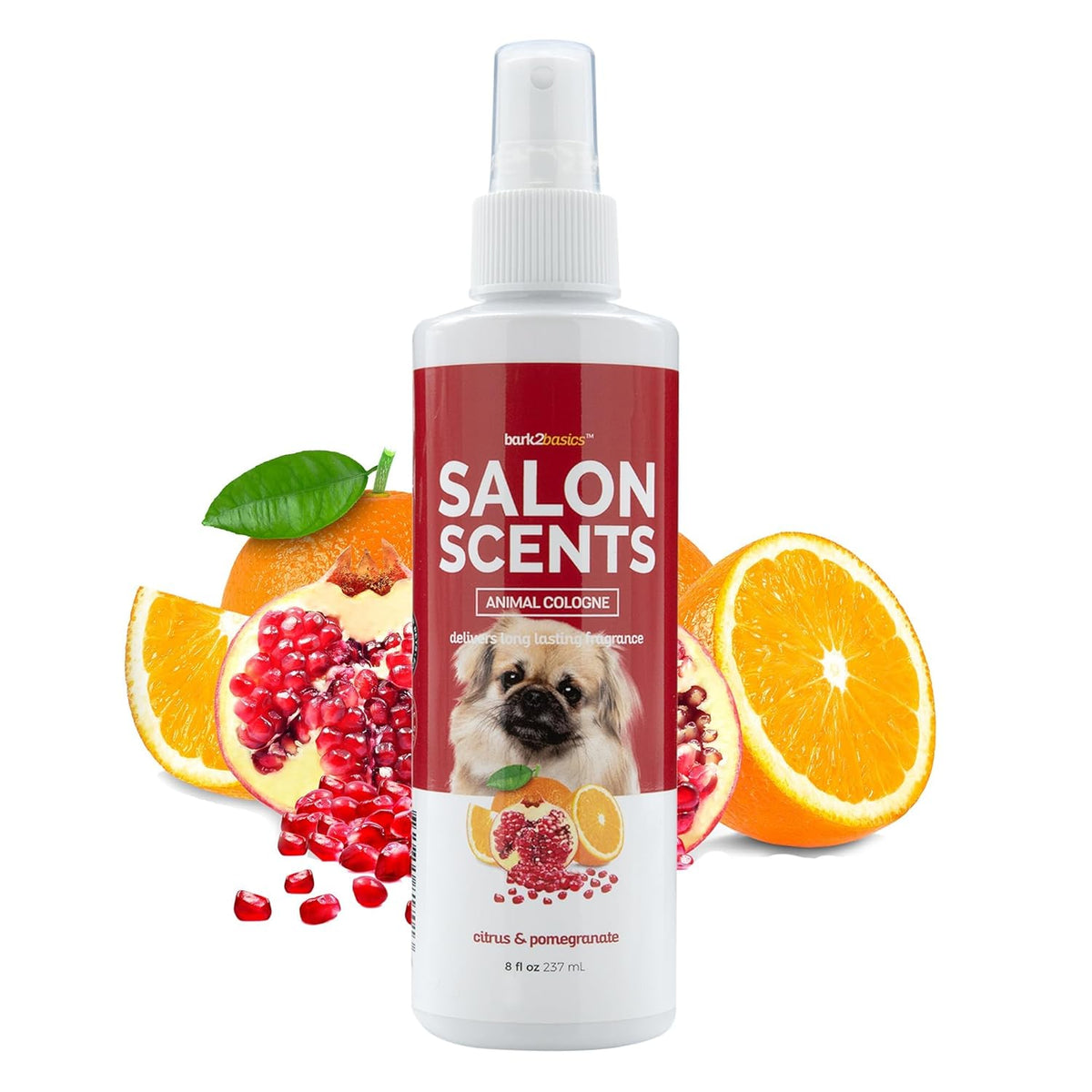 Bark2Basics Salon Scents Pet Grooming Cologne - 8 oz, Natural Professional Groomer Perfume for Dogs
