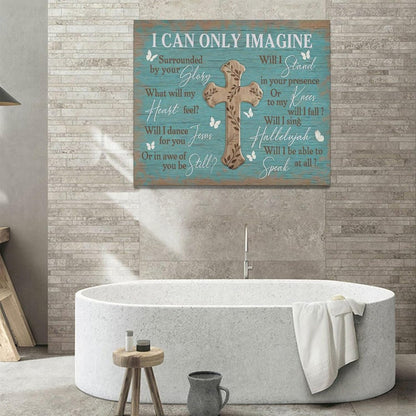 Rustic Christian Cross Wall Art I Can Only Imagine Pictures Farmhouse Butterfly Wall Decor Teal