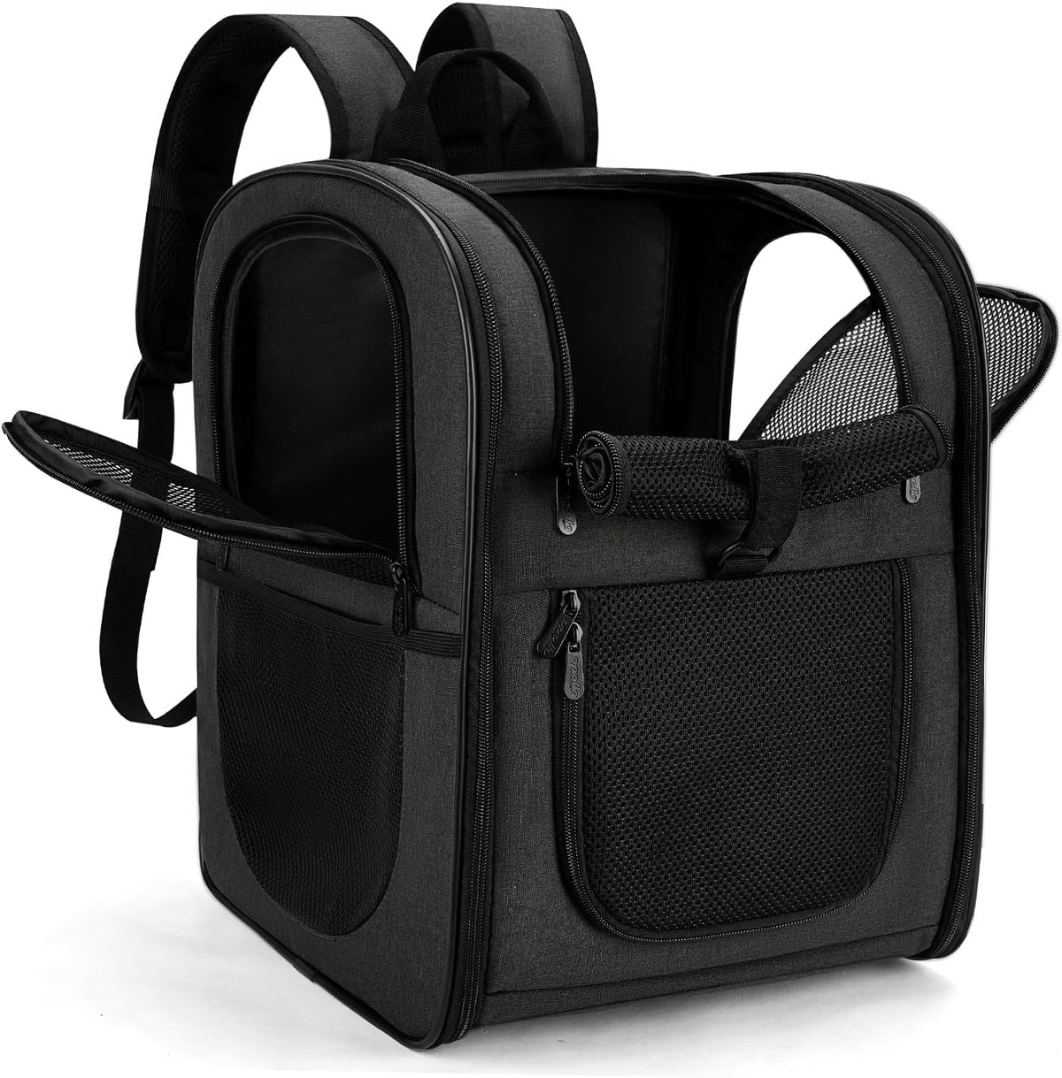Apollo Walker Dog & Cat Carrier Backpack for 4-15lb Pets - Ventilated Safe Design with Padded Back