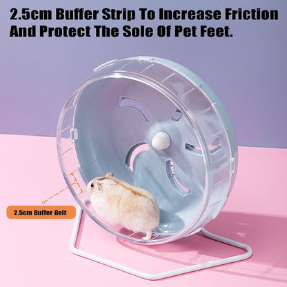 GKYZBB Hamster Wheel, 8.5 inch Silent Hamster Exercise Running Wheel with Stand,Pet Small Animals