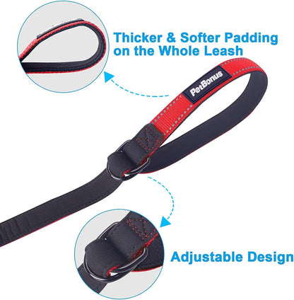 PetBonus Short Dog Leash, Safety Wrist Strap for Retractable Dog Leash, Reflective Design and