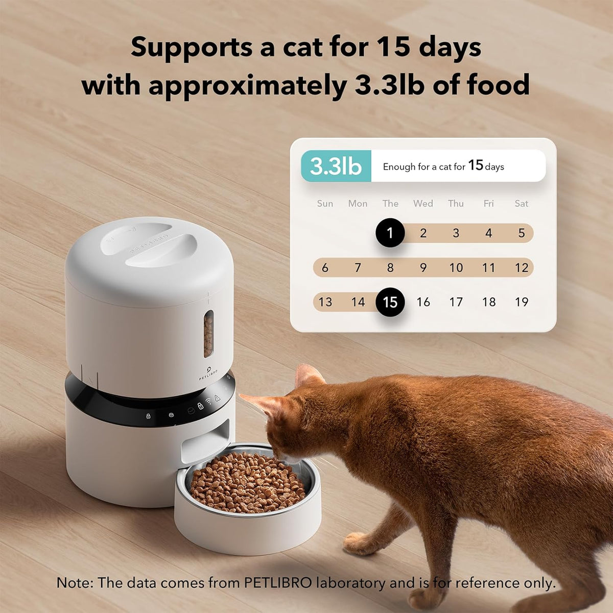 PETLIBRO Automatic Cat Feeder, 5G WiFi Automatic Pet Feeder with Freshness Preservation, 3L Timed