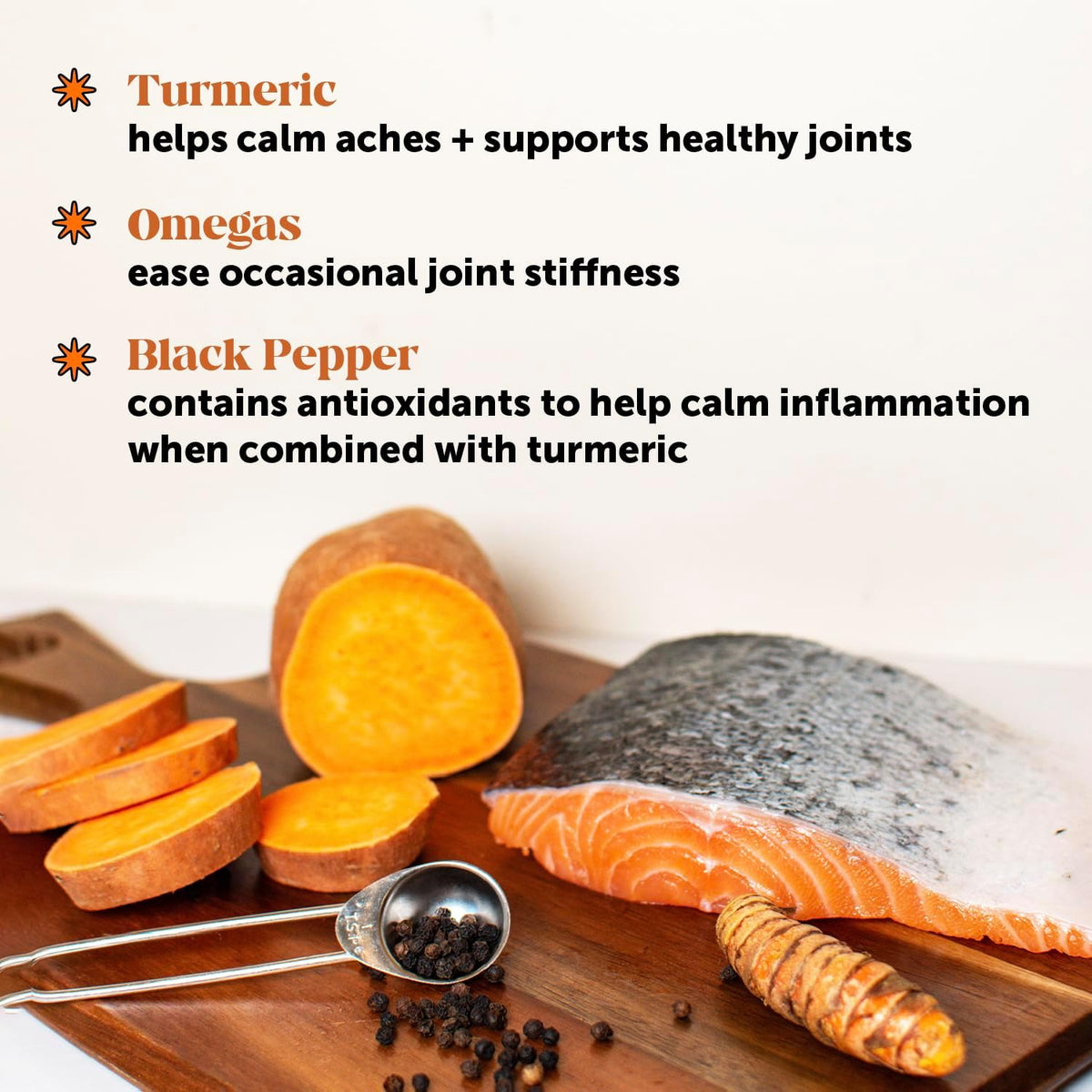 Hip & Joint Turmeric Health - Joint Supplement for Dogs, Omega-3 Fish Oil, Turmeric to Support