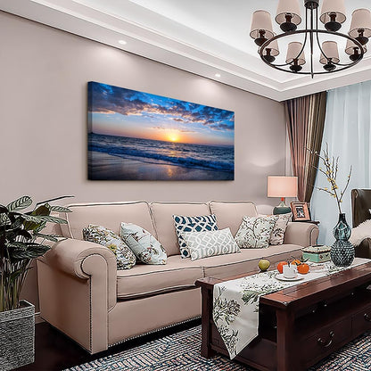 Lapremoly Large Canvas Wall Art For Living Room farmhouse Wall Decor For Office Ocean Wave Wall