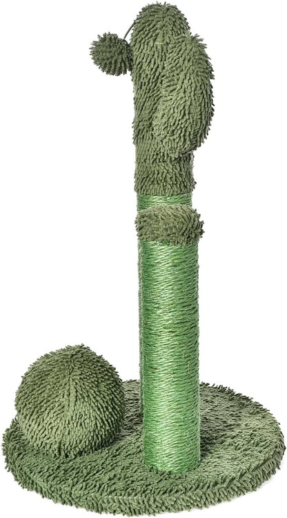 Amazon Basics Cat Scratcher - Indoor Cactus Triple Posts Cat & Kittens Scratching Post with