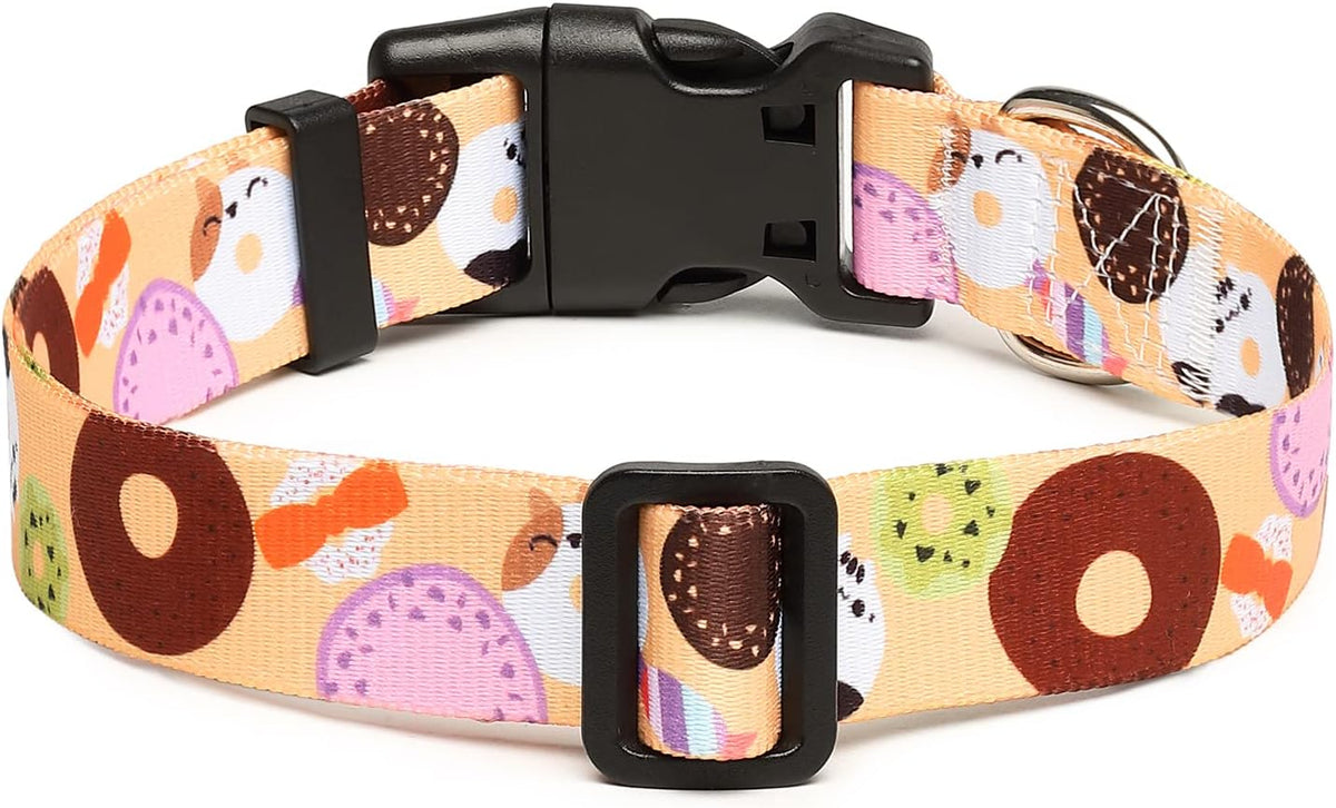 Mercano Adjustable Dog Collar - Special Design Patterns, Soft Nylon Comfortable Durable Pet Collar