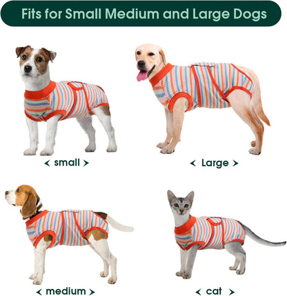 Kuoser Recovery Suit for Dogs Cats After Surgery, Professional Pet Recovery Shirt Dog Abdominal