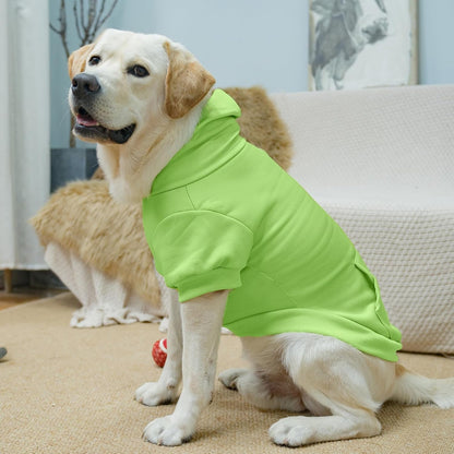 KOOLTAIL Basic Dog Hoodie - Soft & Warm Dog Hoodie Sweater with Leash Hole and Pocket, Dog Winter