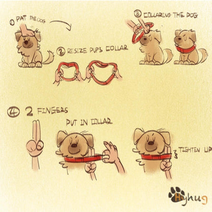 Hyhug Improved Design Nylon Webbing, Cold Water Washing Does Not Fade, Not Polluting Dog Hair, Wear