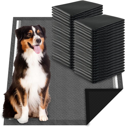 Charcoal Puppy Pads Extra Large, Activated Charcoal Dog Pee Pads, X-Large Odorless Potty Pads for