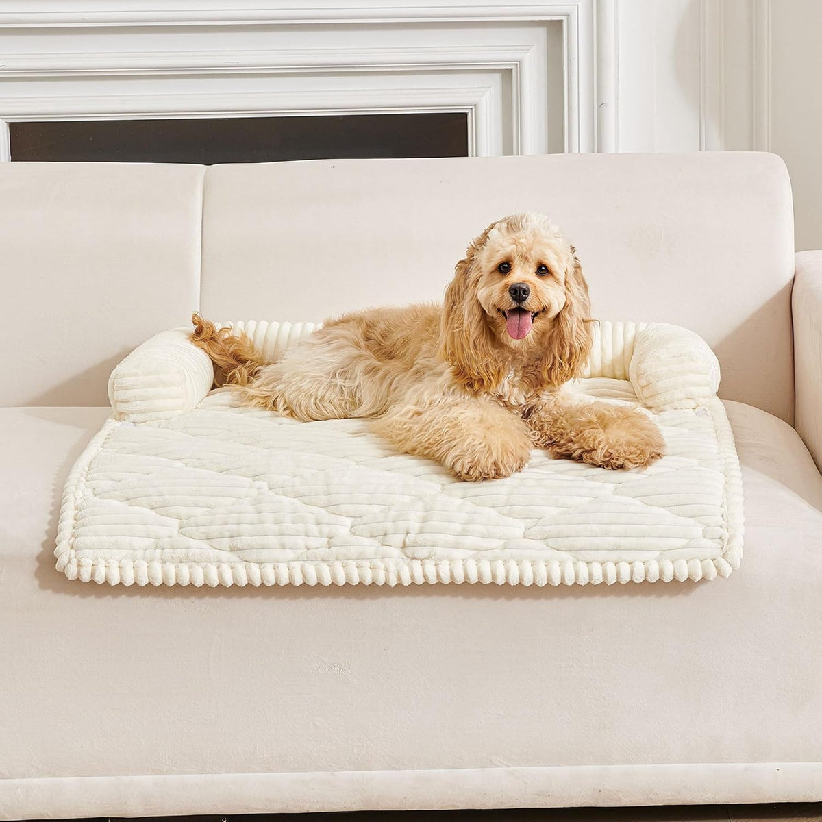 HAOMAIJIA Dog Couch Bed for Small Dogs, Non Slip Pet Couch Covers for Sofa Thick Soft Washable Dog
