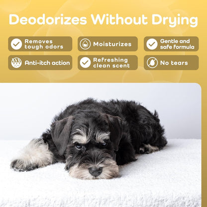 Grape Seed & Aloe Ultra Moisture for Coarse Coats Dog Shampoo - Deodorizing. Great for Schnauzer &