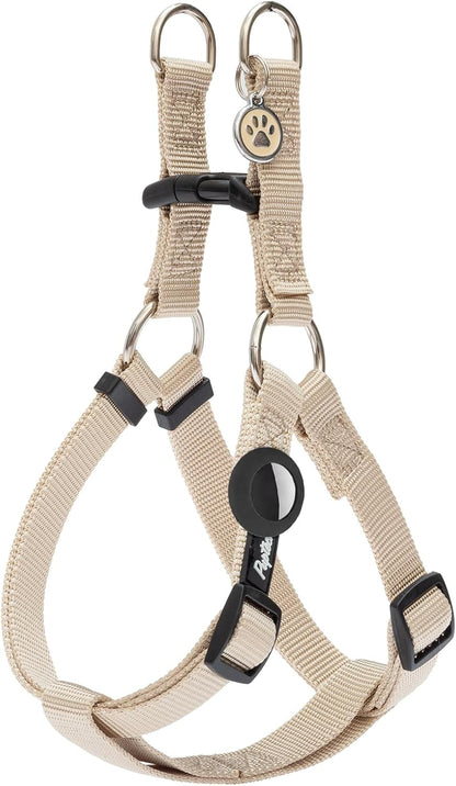 PUPTECK No Pull Dog Harness Soft Adjustable Basic Nylon Step in Puppy Vest Outdoor Walking with ID