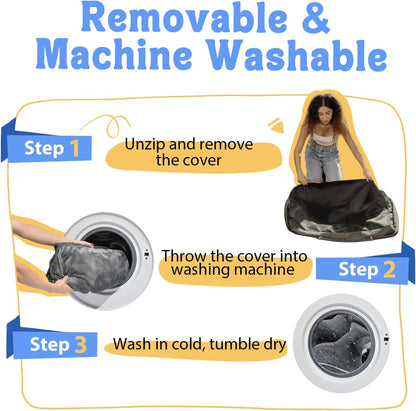 Large Orthopedic Dog Bed Washable - XL Dog Couch Sofa - Four Sides Dogs Beds Waterproof Non-Slip