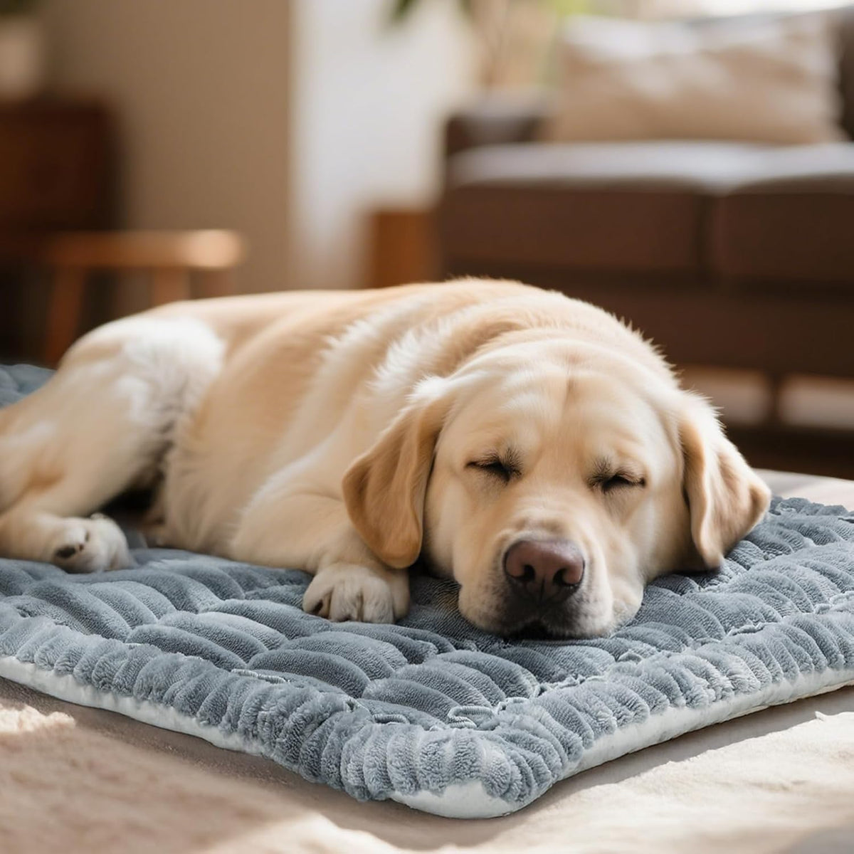 Dog Bed Mat for Car Back Seat Extenders, Washable Non-Slip Travel Cover for Back Seat - 24.8"x54"