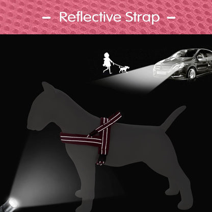 Didog No Pull Dog Harness with Soft Mesh Padded,Reflective & Quick Fit Light Weight Dog Strap Vest