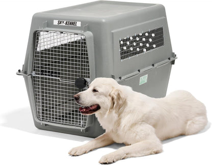 Petmate Sky Kennel - For Air and Travel, Airline Approved Dog Crate for Pets 90-125 lbs, Heavy Duty