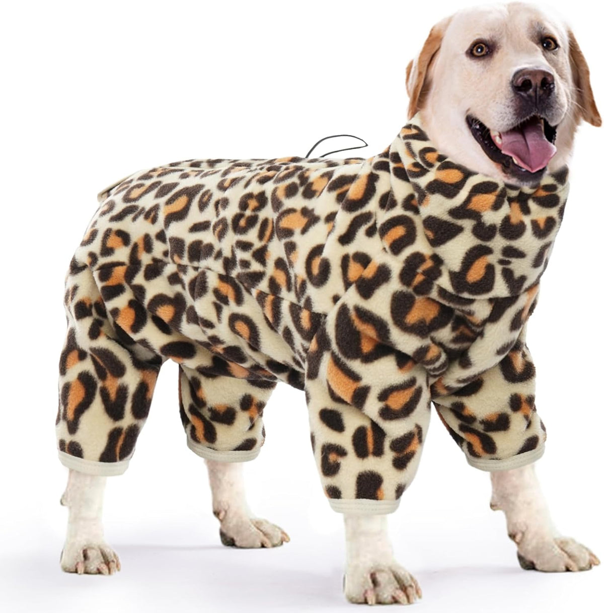 ROZKITCH Dog Jacket with Legs, Pet Windproof Warm Cold Weather Jacket Vest with Luminous Zipper
