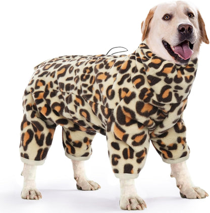 ROZKITCH Dog Jacket with Legs, Pet Windproof Warm Cold Weather Jacket Vest with Luminous Zipper