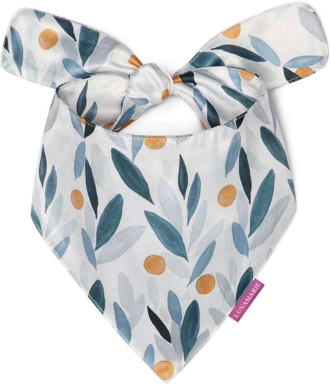 LunaMarie - Luxury Pet Birthday Bandanas -Premium & Silky Poly Fabric | 100% Handmade | Custom