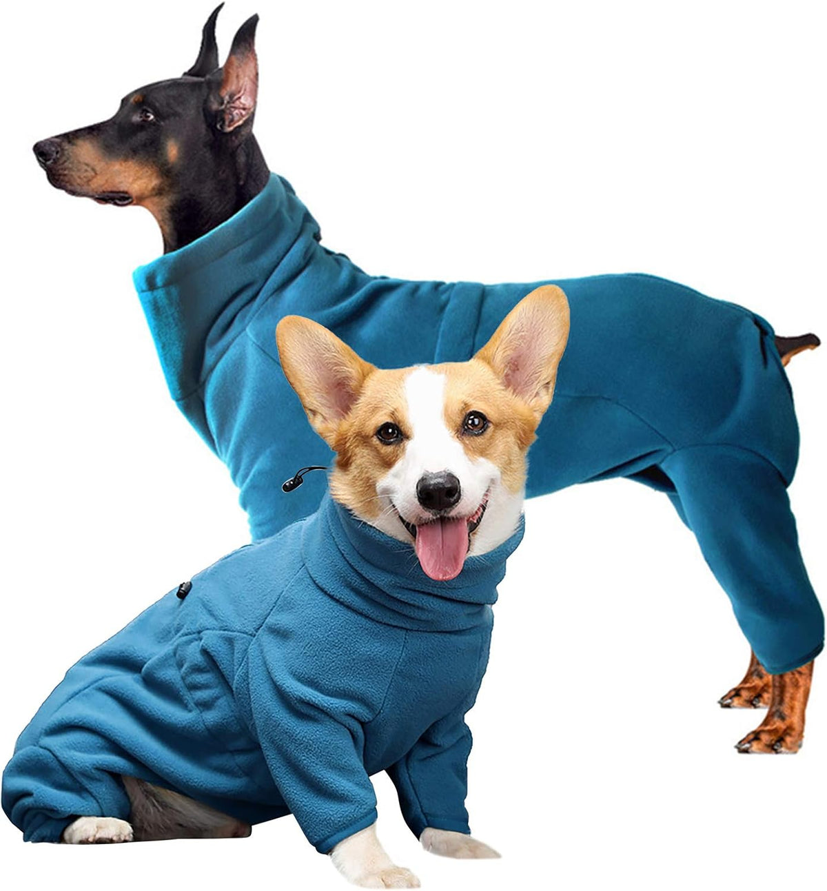 ROZKITCH Dog Pjs Large Breed, Pet Windproof Warm Cold Weather Jacket Vest Cozy Jumpsuit Apparel