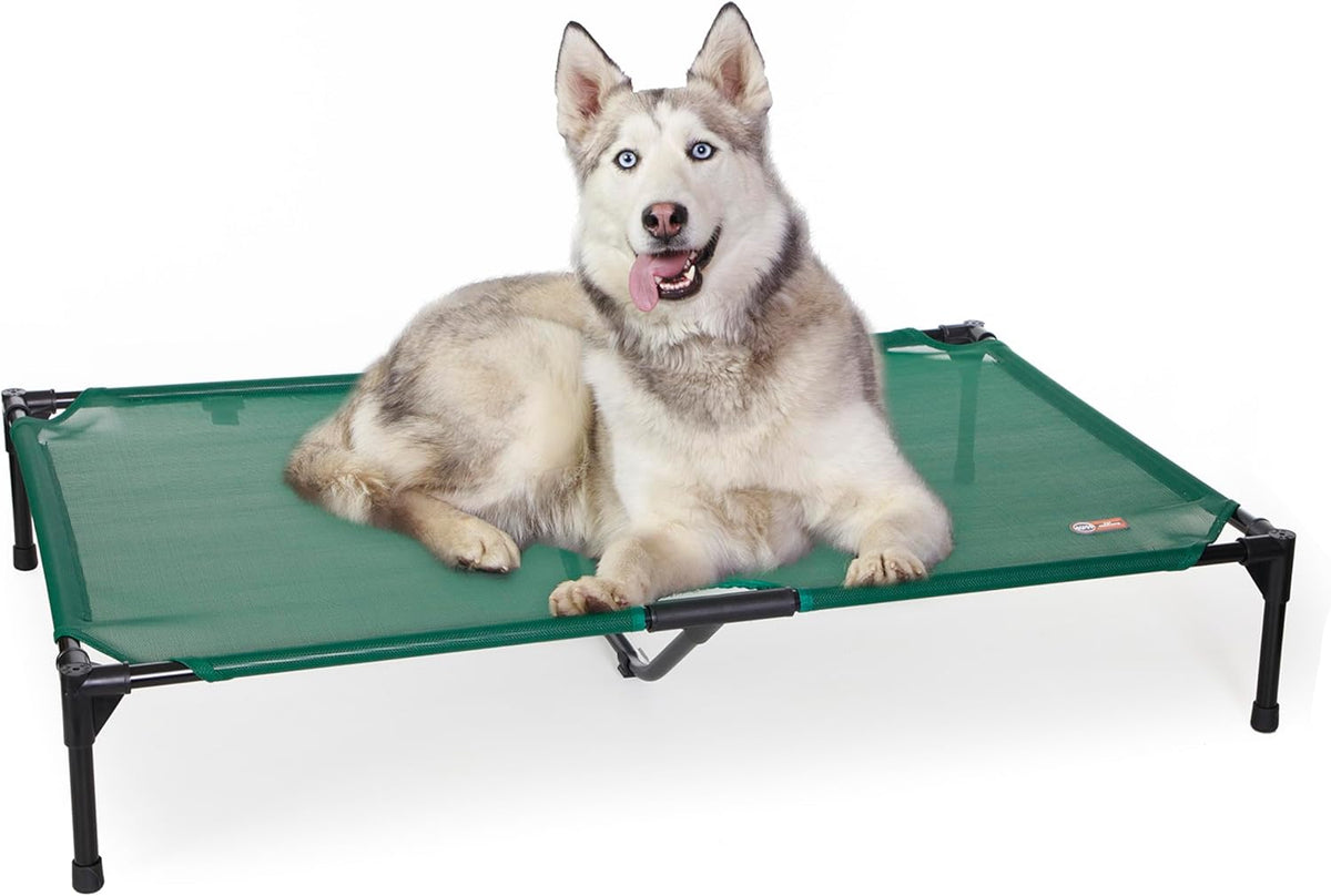 K&H Pet Products Outdoor Elevated Dog Cot, Cooling Raised Bed with Waterproof Breathable Mesh for
