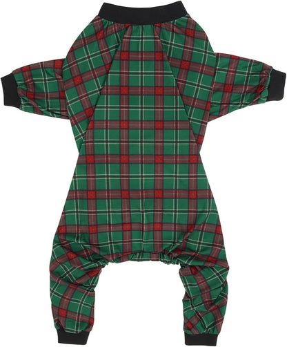 HDE Dog Pajamas One Piece Jammies Jumpsuit Pet Clothes Outfit Stretchy Lightweight Comfy Shirt Pjs
