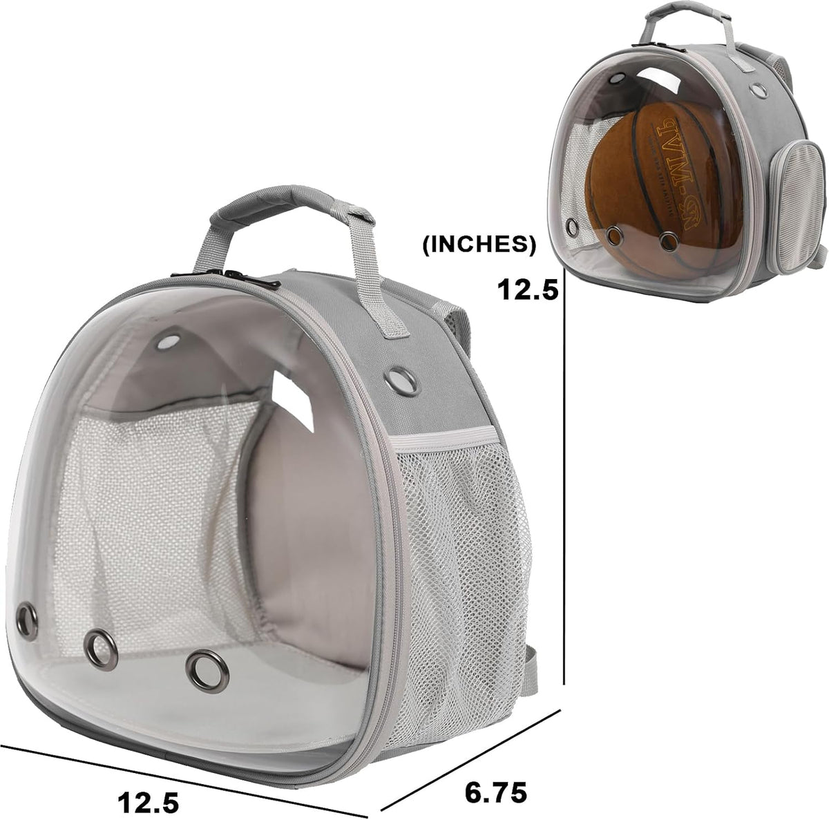 Leopard Gecko Travel Carrier,Bearded Dragon Travel Backpack with Harness and Leash Set,Space