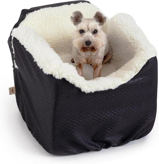 Snoozer Lookout I Car Seat - Dog Car Seats for Small Dogs, Puppy Booster Bed for Small Sized Pets