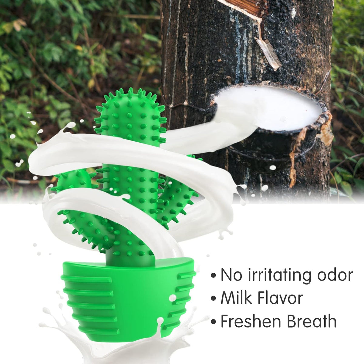 Dog Chew Toys Dog Toothbrush Stick Teeth Cleaning Brush Dental for Medium Large Dog, Puppy