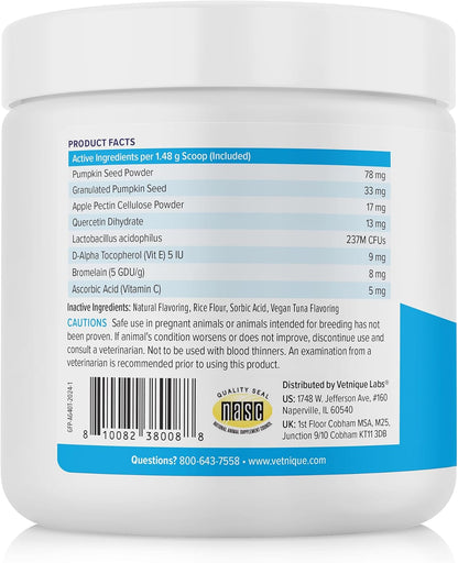Vetnique Glandex Feline Anal Gland or Daily Probiotic Fiber Supplement Powder for Cats with