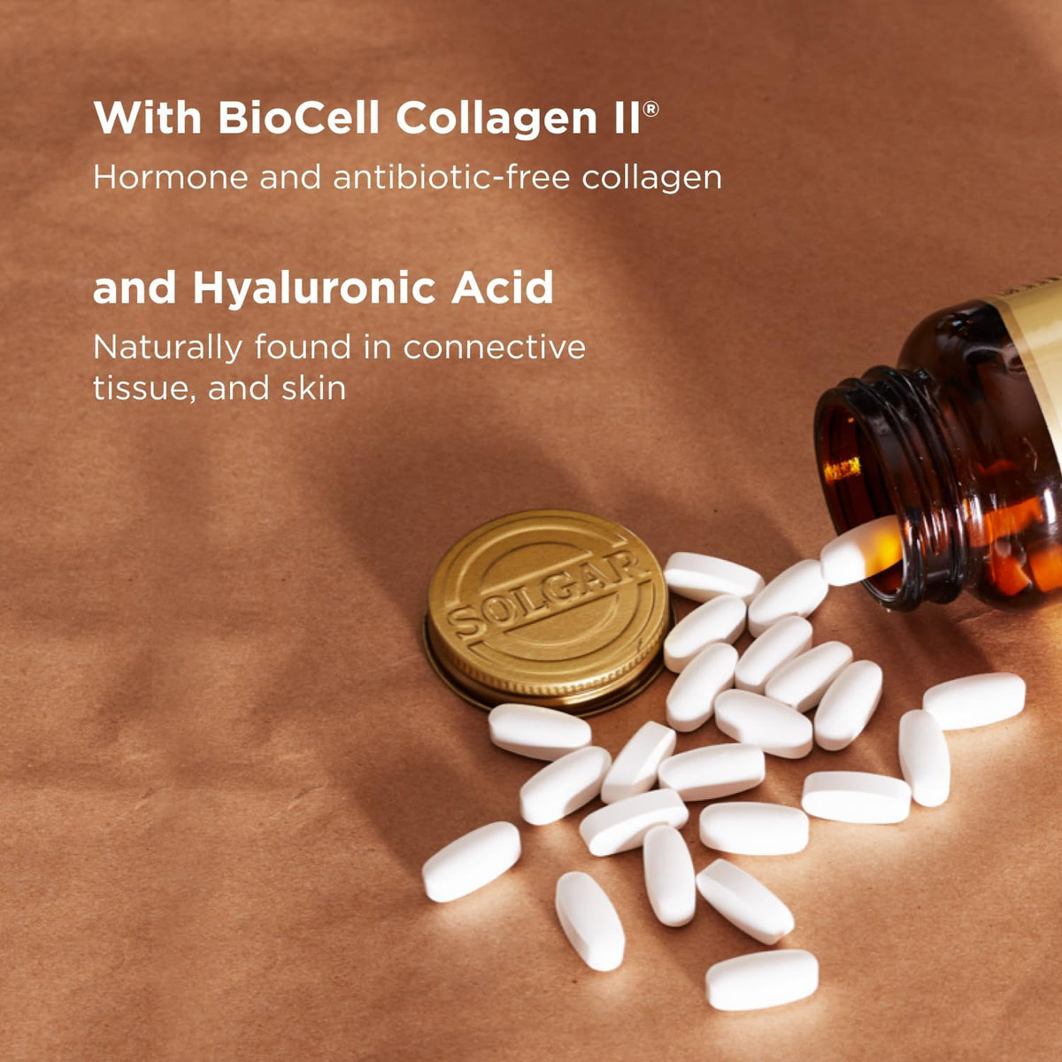 Solgar Glucosamine Hyaluronic Acid Chondroitin MSM, 120 Tablets - Supports Healthy Joints