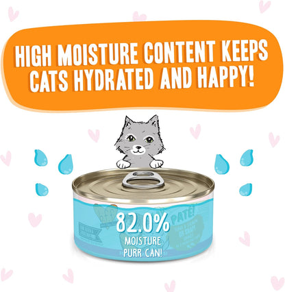 Weruva B.F.F. Play - Best Feline Friend Paté Lovers, Aw Yeah!, Tuna & Salmon Oh Snap! with Tuna &