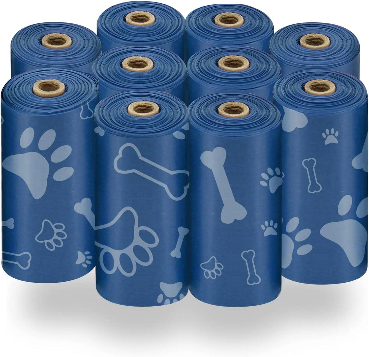 Best Pet Supplies Dog Poop Bags (150 Bags) for Waste Refuse Cleanup, Doggy Roll Replacements for