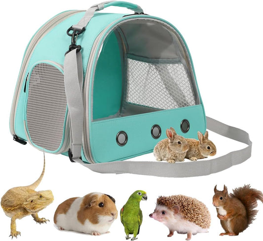 Bearded Dragon Carrier,Lizards Travel Bag, Small Animal Travel Carrier for Hedgehog Rat Parrot