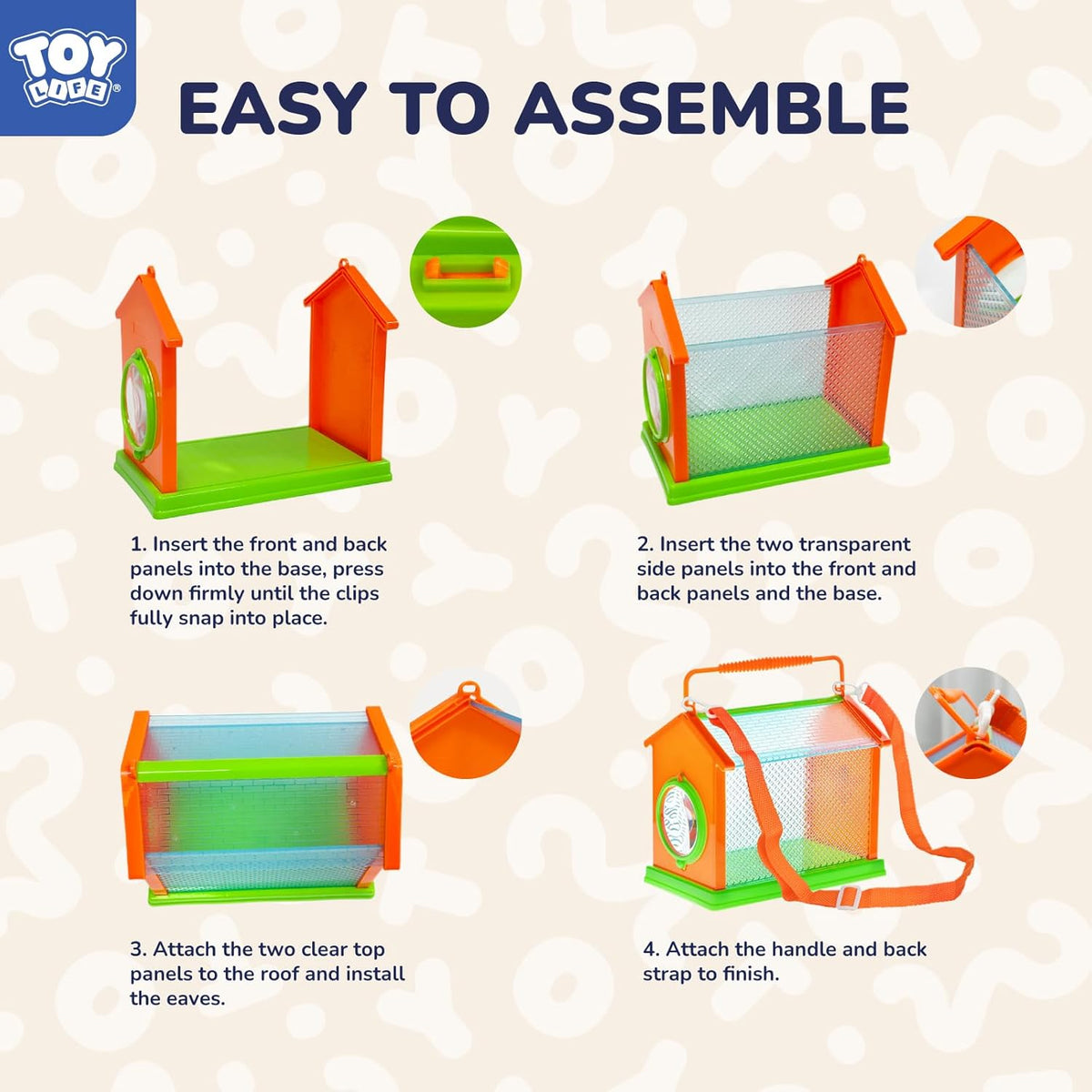 TOY Life Bug Catcher for Kids, Bug Catching Kit Kids Explorer Kit with Butterfly Net, Catching