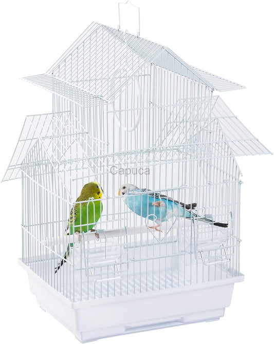 Small Bird Travel Cage - The Lightweight Small Birds Starter Kit with Birdcages and Accessories
