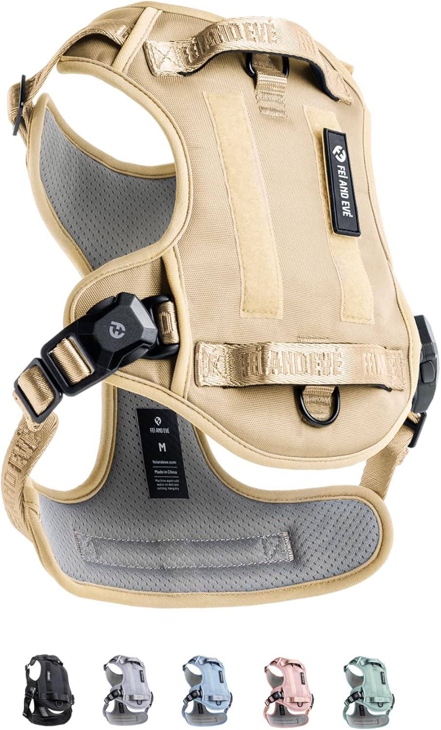 2025 New Edition, Fei & Eve MagEase Dog Harness - 3-Second Magnetic Buckles | 3-Point No-Pull