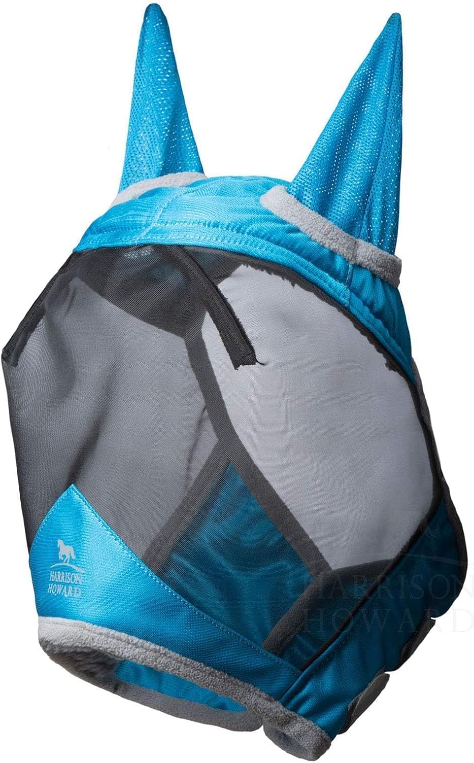 Harrison Howard CareMaster Pro Luminous Horse Fly Mask Large Eye Space Standard with Ears UV