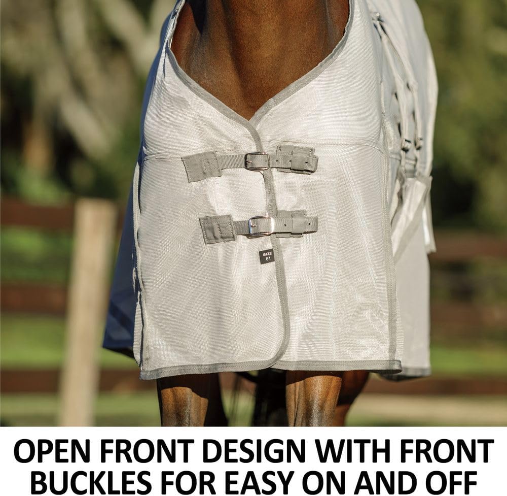 Schneiders Soft Interlock Mesh II Horse Fly Sheets | Superior UV & Insect Protection | Versatile