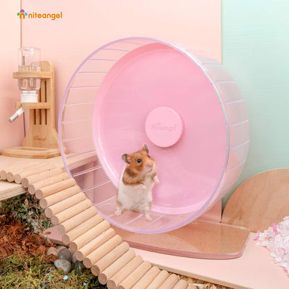 Niteangel Super-Silent Hamster Exercise Wheels: - Quiet Spinner Hamster Running Wheels with